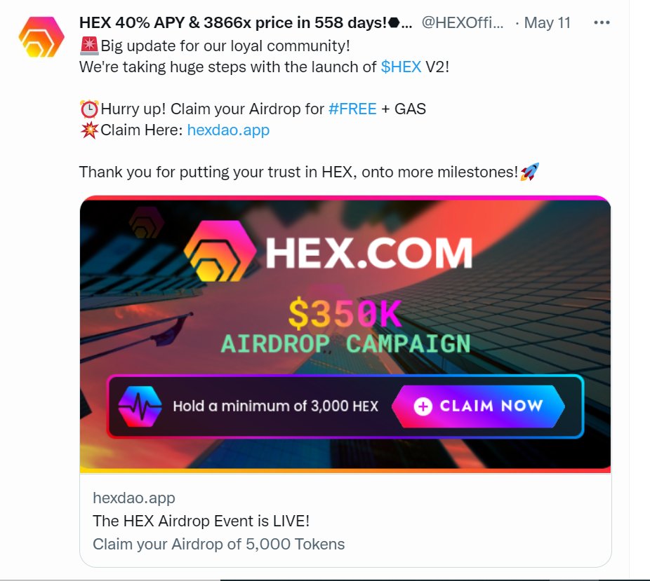 CryptoNsafe's tweet photo. BE VERY CAREFULL HEXICANS i IF YOU DON'T WANT A HEART ATTACK💔‼️ THIS IS A BIG SCAMMM https://t.co/GtdRW2G7Y1