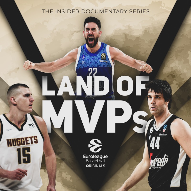 EuroLeague's tweet photo. Discover the life of Nikola Jokic, Vasilije Micic, and @MilosTeodosic4 as they became the NBA's, #EuroLeague's, and @EuroCup's 2020-21 MVPs...

The Insider Documentary Series: Land of MVPs is OUT NOW!🎥