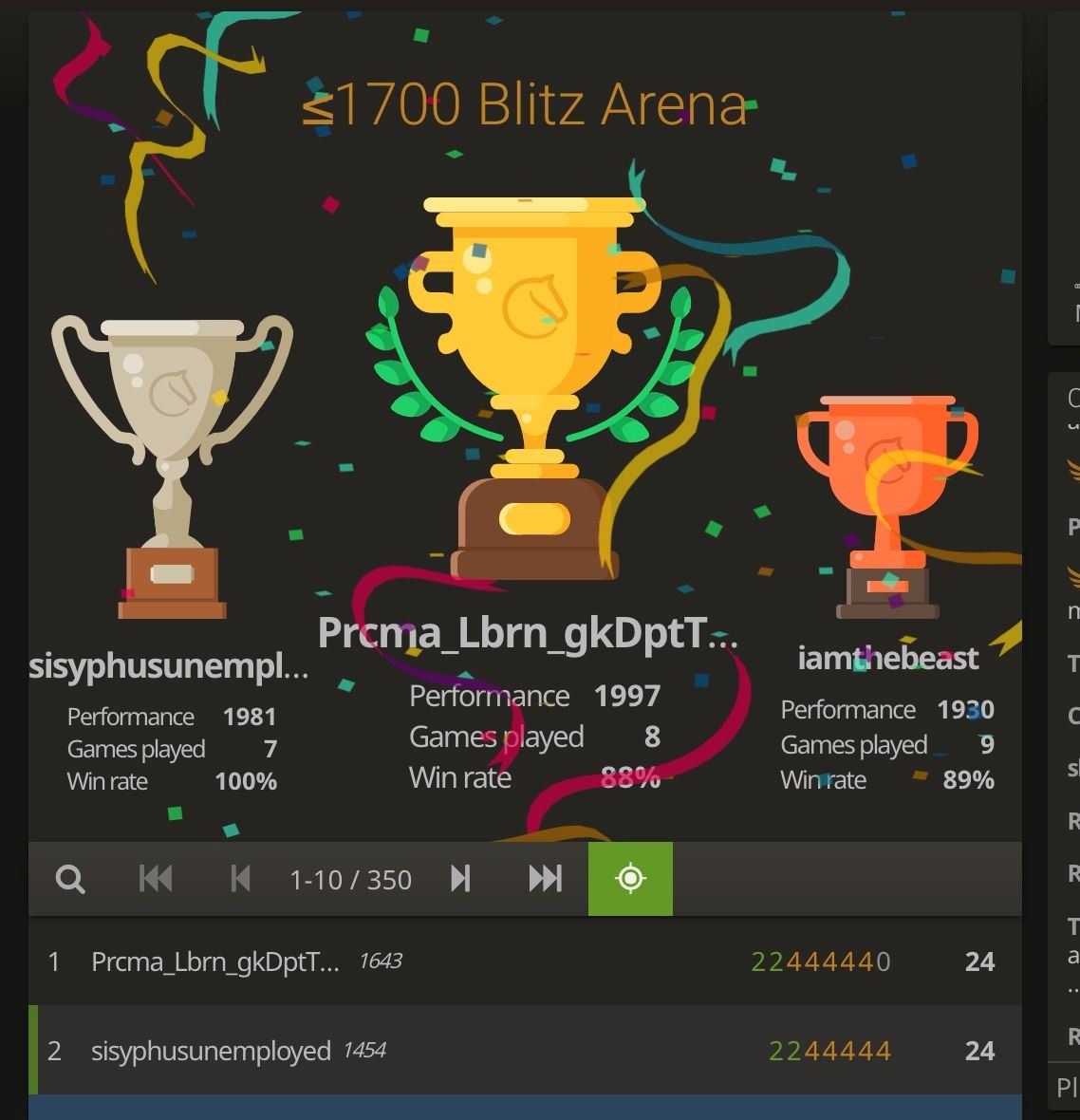 bratya_nobles's tweet photo. Only managed to silver medal in this tournament, after joining late. Despite having the same score as the tournament leader and no losses, I guess undefeated and a performance of ~2000 is good enough for 2nd place/
#chess #coming4ucrusty #andujake #andjack #heyswaghowrucomeplay https://t.co/SxhMzKQUC5