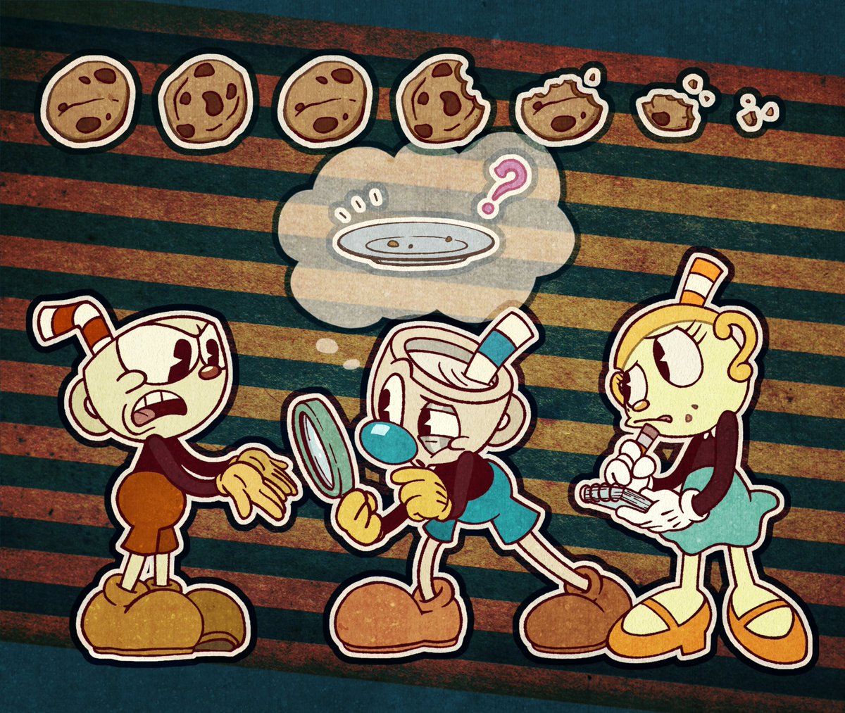 Who ate the cookies?
#cuphead #cupheadfanart