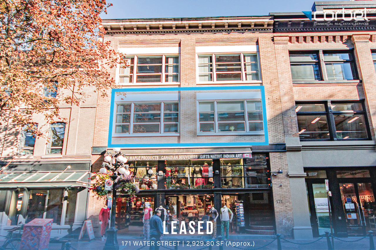 Corbel Commercial on Twitter: "Leased! | 171 Water Street | 2,929.80 SF  (Approx.) Corbel Commercial is pleased to announce that this rare full  floor office space located in historic Gastown is now