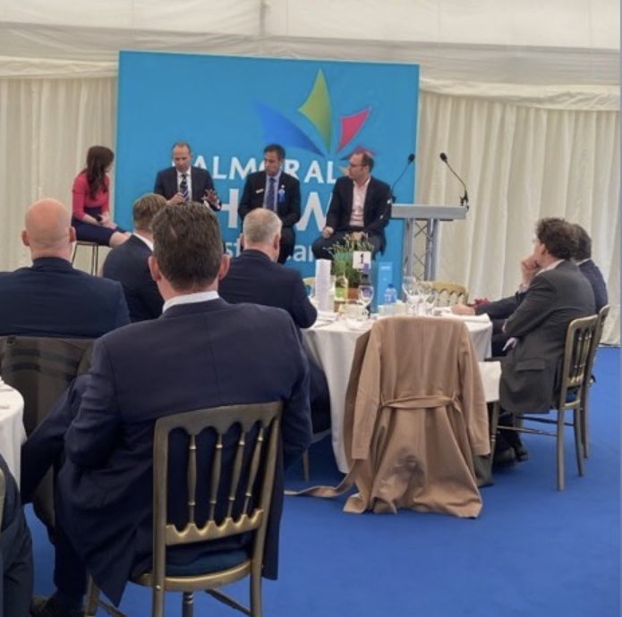 First time back at the Balmoral show since 2019🐄 talking to leaders in ...