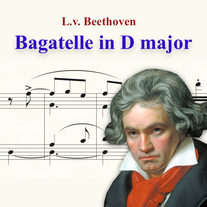 Sheet music: youtu.be/9QUZkitCJTA
The formal structure of this #Bagatelle by #Beethoven is ABA followed by a coda. The piece is entirely in D major with a short modulation to A major in section B. The bagatelle ends with a relatively long coda in D major.
