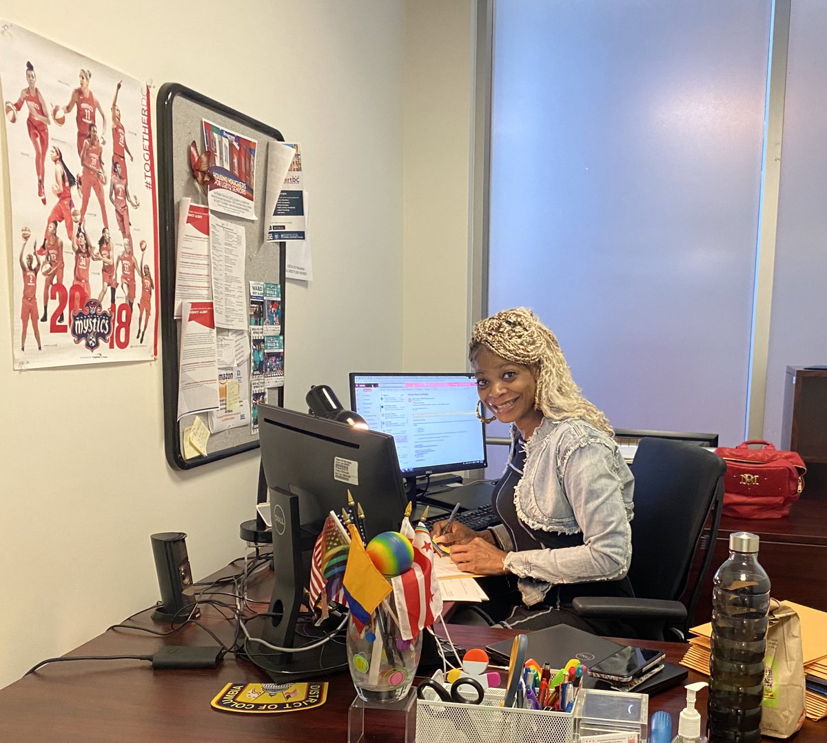 DCLGBTQ's tweet photo. Why is Ms. Gilliam, our housing specialist & grants specialist so happy?
Bc we just approved ANOTHER @DC_Housing housing voucher for a #LGBTQ #DCResident ๐ณ๏ธโ๐๐ณ๏ธโโง๏ธ!
From experiencing homelessness to secured housing, we are here to help!
TY @MayorBowser for supporting us! #DCValues https://t.co/jC7KsALYyU