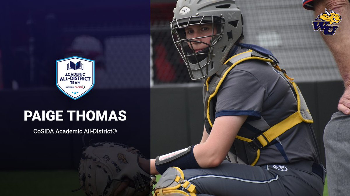 GorlokSports's tweet photo. Paige Thomas of @GorloksSoftball has been named @CoSIDAnews Academic All-District® for District 5! This is an award given to individuals that excel in the classroom and on the field! @WebsterUNews @SLIAC 

#LokNation https://t.co/8Ubb9vtDe2