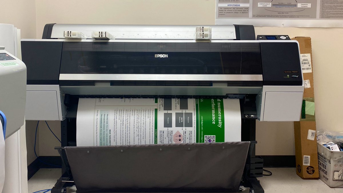 Printing my <a href="/starlab_gmu/">STAR Lab</a> research poster for <a href="/VSSMtg/">VSS Meeting</a> #VSS2022!

My poster presentation is Tuesday, May 17 from 9:30-10:30 am in Pavilion (poster #53.450). Stop by and say hi!👋 #phdlife #AcademicTwitter #numerosity #timeperception #psychology #science #WomenInSTEM <a href="/GMUPsychology/">Department of Psychology</a>