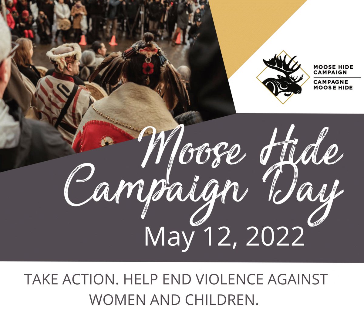 Today is #MooseHideCampaignDay, an Indigenous-led grassroots movement of men, boys and all Canadians to promote the elimination of violence against women and children.