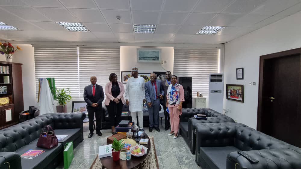 WMulombo's tweet photo. Today, I led @WHOAFRO team to meet with @BossMustaphaSGF to brief him on the Scoping Mission to Launch the Emergency Preparedness and Response Flagship,  named Strengthening and Utilizing Response Groups for Emergencies (SURGE) in Nigeria @BossMustaphaSGF https://t.co/SmvkSnWQ8C