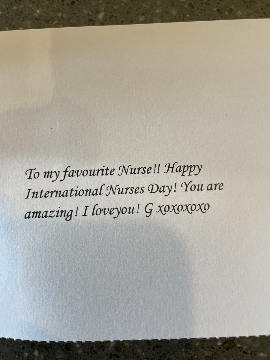 So overwhelmed. Seriously, tears in my eyes when these arrived during what has been a tricky few days for me . Happy #InternationalNursesDay 32 years in.