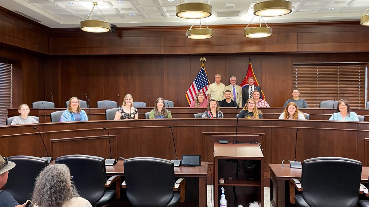 You never know when you’ll get to meet some future UT students! <a href="/TTUPrezPhil/">Phil Oldham</a> and I got to give impromptu recruiting speeches today to students from Redemption Baptist Academy in Morgan Co. Thanks <a href="/JMW_TN41/">John Mark Windle</a> for introducing us to these fine students from your district!