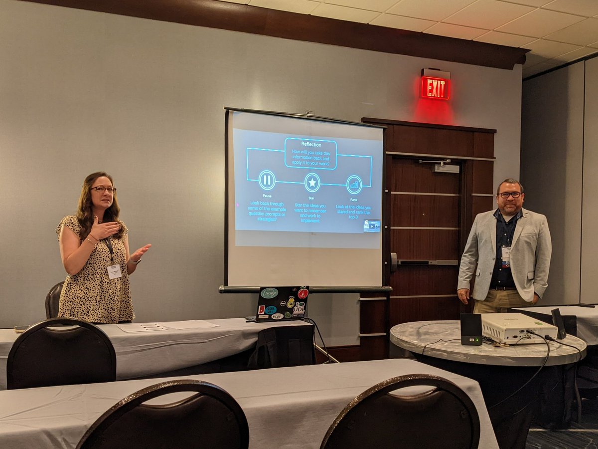 bcscedtech's tweet photo. UDL presentation with my wife, @Mrs_CLWilliams #incto #udlchat https://t.co/edc1rbFuZR