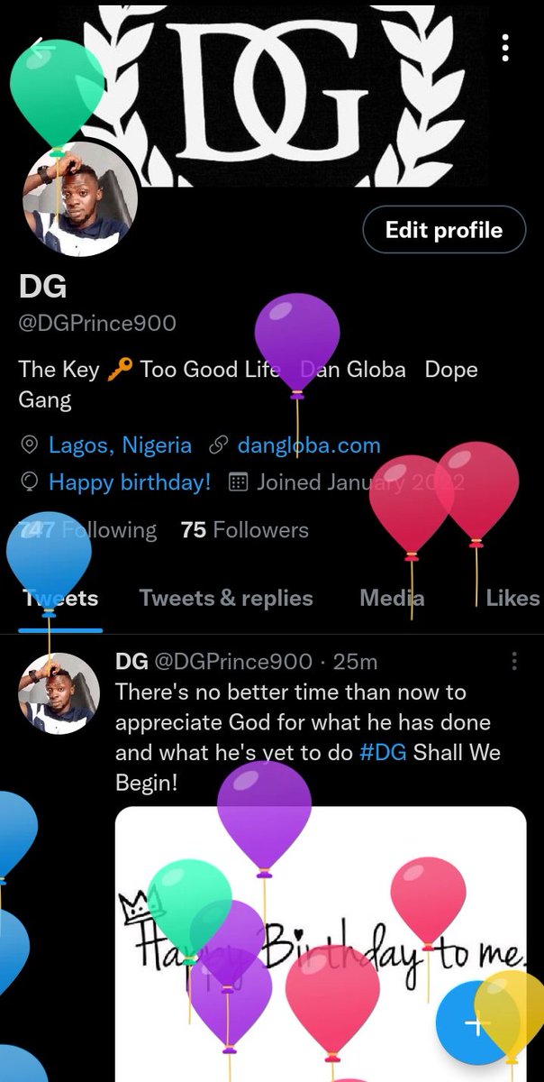 DGPrince900's tweet photo. Happy birthday too me
#DG https://t.co/nHPCIU5gbx