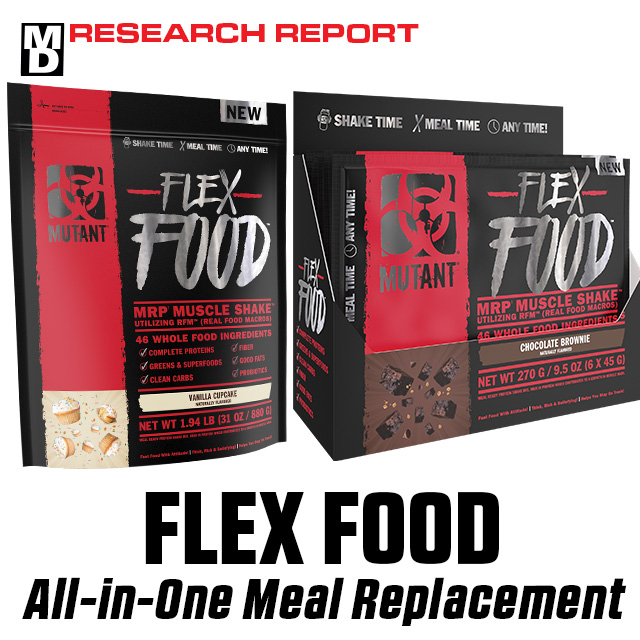 MuscularDevelop's tweet photo. Read "FLEX FOOD All-in-One Meal Replacement" from @mutantnation and online now at https://t.co/wq5voLLwL2 #musculardevelopment #mutant #FlexFood https://t.co/aprmrrgDX0
