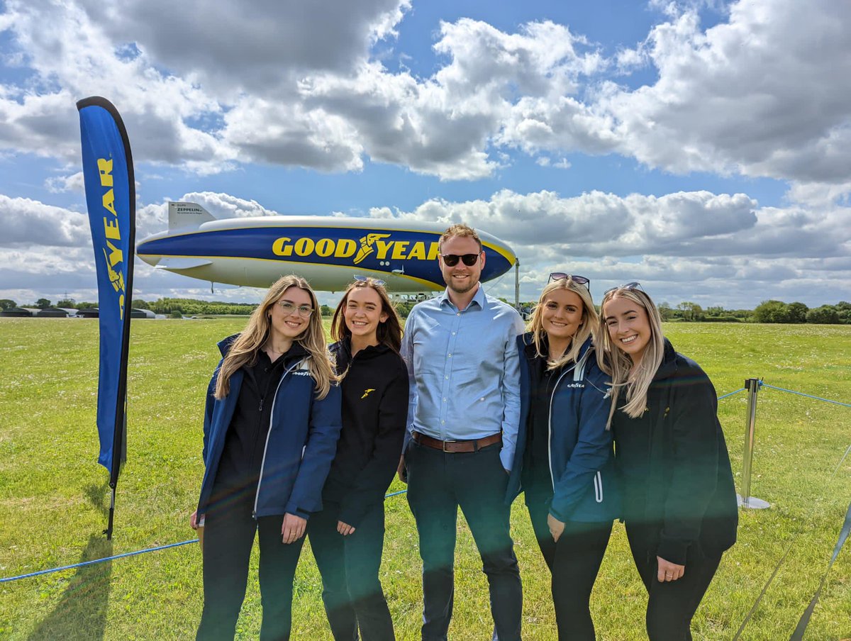 HiQAutocare's tweet photo. Fabulous Day today with #GoodyearBlimp Looking forward to welcoming our HiQ Franchisees tomorrow #GoGoodyear #TeamHiQ https://t.co/g9k7oFPthr