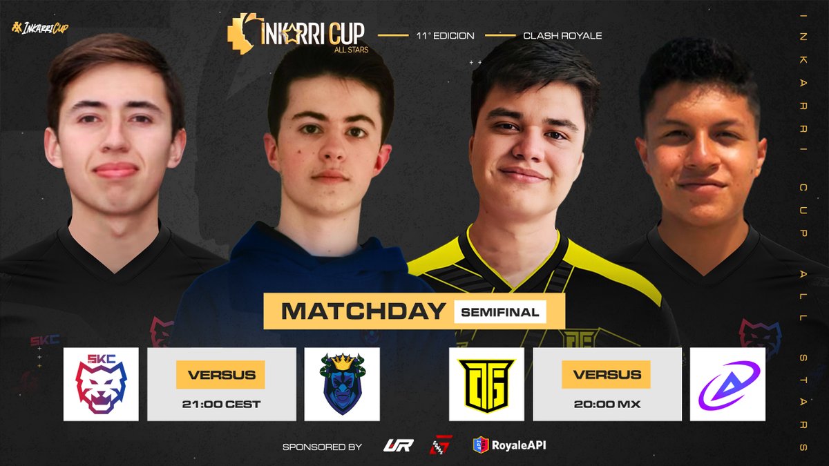 Inkarri Cup - All Stars (@inkarri_cup) on Twitter photo #CR | Inkarri Cup 🏆 - All Stars ✨ | Semis🔥
✨ A un paso de la gran final, hoy conoceremos a los finalistas, solo importa ganar 🔥
🔰 <a href="/SKCalalas/">SKCalalas</a> 🇪🇸🆚🇫🇷 <a href="/BacchusEsport/">Bacchus Esport</a>
🔰 <a href="/titans_ghost/">TITANS GHOST</a> 🇲🇽🆚🇺🇸 @AndromedaGGWP
#InkarriCup #VamosPorMas #Gaming #CR | Inkarri Cup 🏆 - All Stars ✨ | Semis🔥
✨ A un paso de la gran final, hoy conoceremos a los finalistas, solo importa ganar 🔥
🔰 <a href="/SKCalalas/">SKCalalas</a> 🇪🇸🆚🇫🇷 <a href="/BacchusEsport/">Bacchus Esport</a>
🔰 <a href="/titans_ghost/">TITANS GHOST</a> 🇲🇽🆚🇺🇸 @AndromedaGGWP
#InkarriCup #VamosPorMas #Gaming