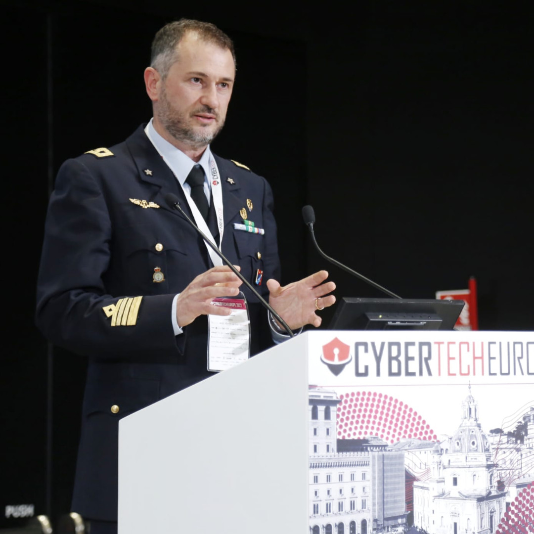 Cybertech_Globl's tweet photo. Day 2: #CybertechEU held a Defense Session.
The experts were: Lt. Col. Fabio Biondi, NATO, David Antunes, European Defence Agency, Col. Antonio Di Pardo, Italian General Secretariat of Defence, Mariano Valle, NCI Agency, and Zaira Burlo, Leonardo.
Images by Samantha Zucchi. https://t.co/LLYdvZr44Q
