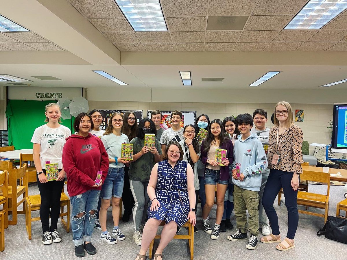 joannafreking's tweet photo. Our book club had the the best morning today when we met author @TirzahPrice who wrote Pride and Premeditation! We learned about the writing and publishing process and her inspiration for her books. We are all excited to read the next book! #AmericasSchool https://t.co/gRZMyYhUAW