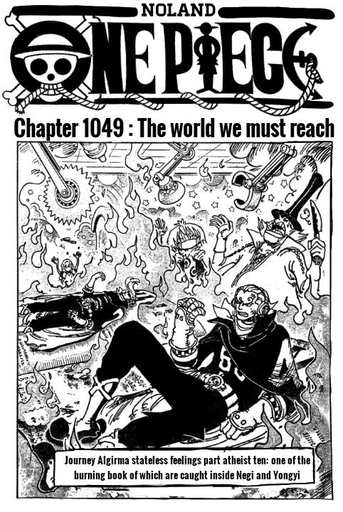 One Piece Chapter 1049: Is Luffy's attack the strongest in the series?