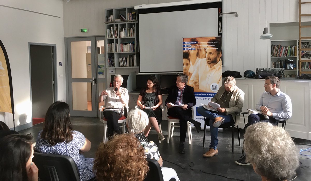 Intervention de ⁦@Habfast⁩ a la table ronde « climat , enjeux Européens, temps des villes » ⁦<a href="/VilledeGrenoble/">Ville de Grenoble</a>⁩ ⁦<a href="/JFFiorina/">JF Fiorina</a>⁩ ⁦<a href="/PhGonnet/">Philippe GONNET</a>⁩ ⁦<a href="/UPEG_asso/">Université populaire européenne de Grenoble</a>⁩ ⁦@MI_Grenoble⁩ ⁦@EDIsereSavoie⁩