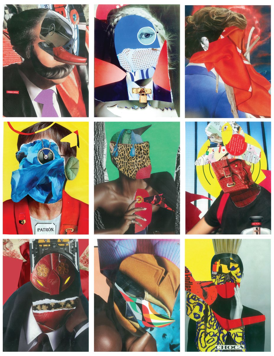 Hi there scroller, i'm satto and I make analog collage portraits of whimsically ominous characters that share a room with my brain. Adoption link below ⬇️ #nft #nftart #collage #NFTCommunity #nftcollector