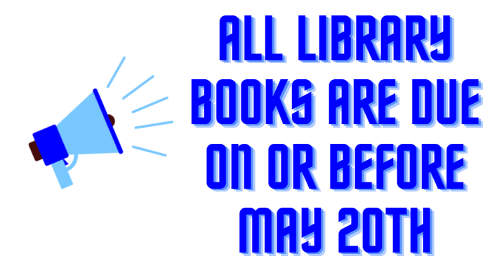 ReadAtTheViv's tweet photo. It's almost time to return your library books, Vikings! https://t.co/LXMaA7hpFF