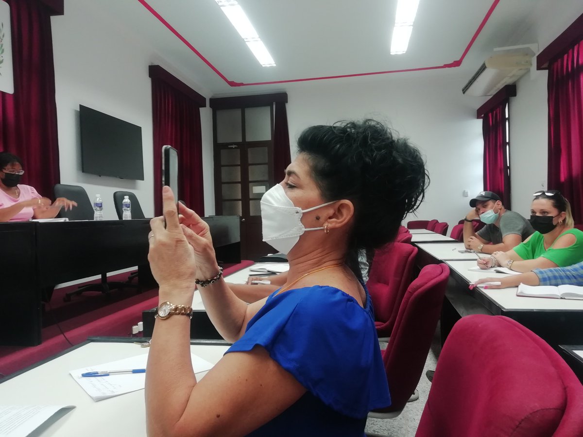 ElenaCitma's tweet photo. Sesiona el macroprogramacti en Matanzas,con especialistas del @matanzas_citma  y la presidencia de la vicegobernadora @CaridadPoey y Participan miembros del Consejo Interinstitucional y expertos del Proyecto para el perfeccionamiento del Sistema de Programas y proyectos. https://t.co/5vTWVSrDmb