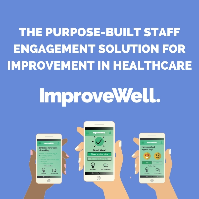 ImproveWellUK's tweet photo. Join teams and organisations across the NHS creating the right environment for staff wellbeing and continuous improvement with ImproveWell