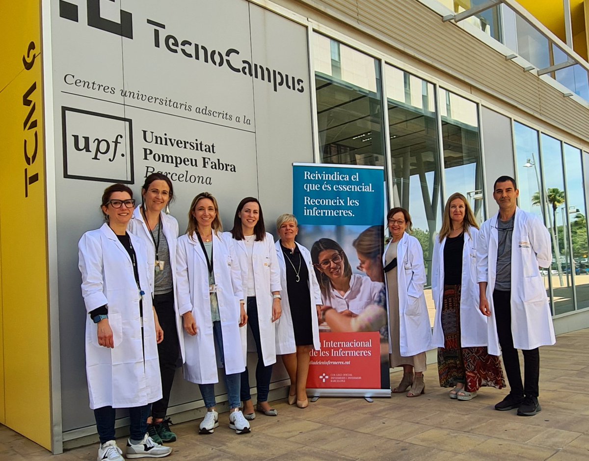 cchabrera's tweet photo. L'equip d'Infermeria de @TecnoCampus vol felicitar a totes les Infermeres i reivindicar el que és essencial per la professió i la societat 🥰
#DiadelesInfermeres #InfermeriaTecnoCampus #NursingDay #NursingNow #nursingstudent https://t.co/w1L2lymJbs