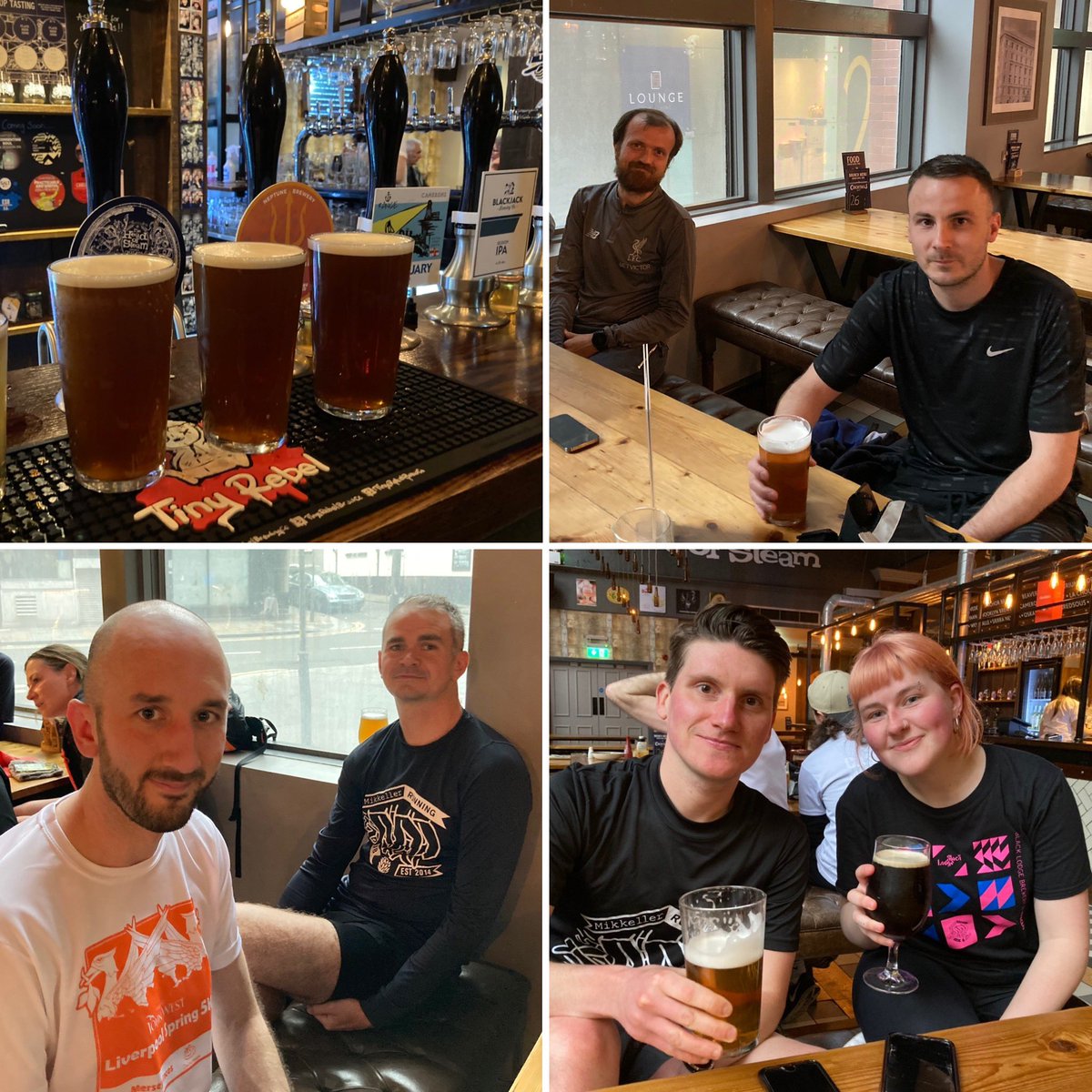 MRCLiverpool's tweet image. Last Wednesday’s run took us back to @HOS_Liverpool where we enjoyed some excellent cask!

We run every Wednesday at 1830. Keep an eye out for details of our next run 🍻

#MRCLiv #Midweek #Running #Liverpool #LiverpoolRunning #Mikkeller #MikkellerRunningClub #CraftBeer #TBT
