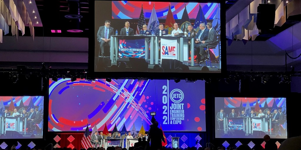 TargetGov's tweet image. We are enjoying the SAME-JETC Conference. Checkout our highlights from the general session and welcome reception.

There is still time to connect with us at booth#822. The TargetGov team will be at the booth until 1:00pmMT.

#SAMEJETC #Targetgov