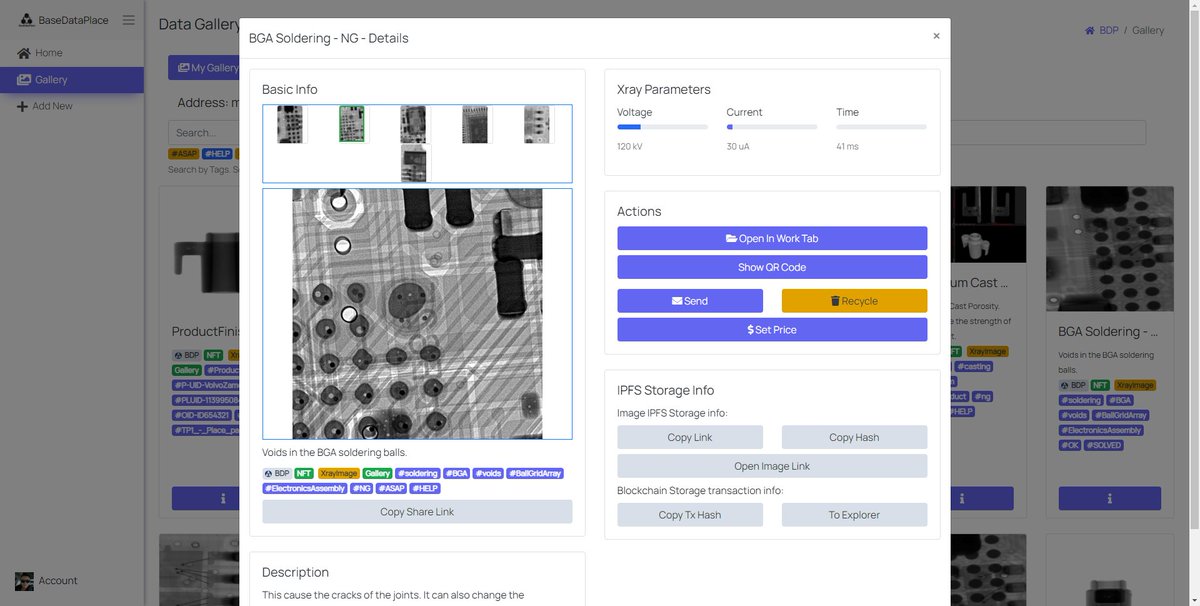 BaseDataPlace's tweet photo. We will change your way of thinking about the data.
Data are your comodity. We will show you how🥰

First of our examples is for storing #XRay Images on #IPFS and #Blockchain

Find more on https://t.co/hDKipFcrrV

#Web3 #Industry40 #dotnet6 #Blazor #MAUI #OpenSource https://t.co/MmDU7biXTK