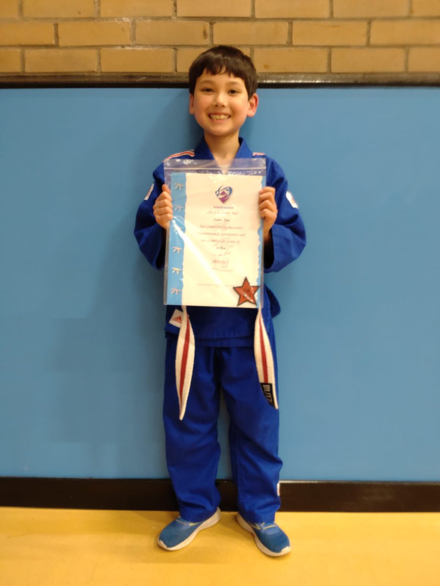 AlisonYim's tweet photo. @WoodheadPrimary - one for the achievement wall - Luke passing his first judo grading! https://t.co/vJxPmcyPcz