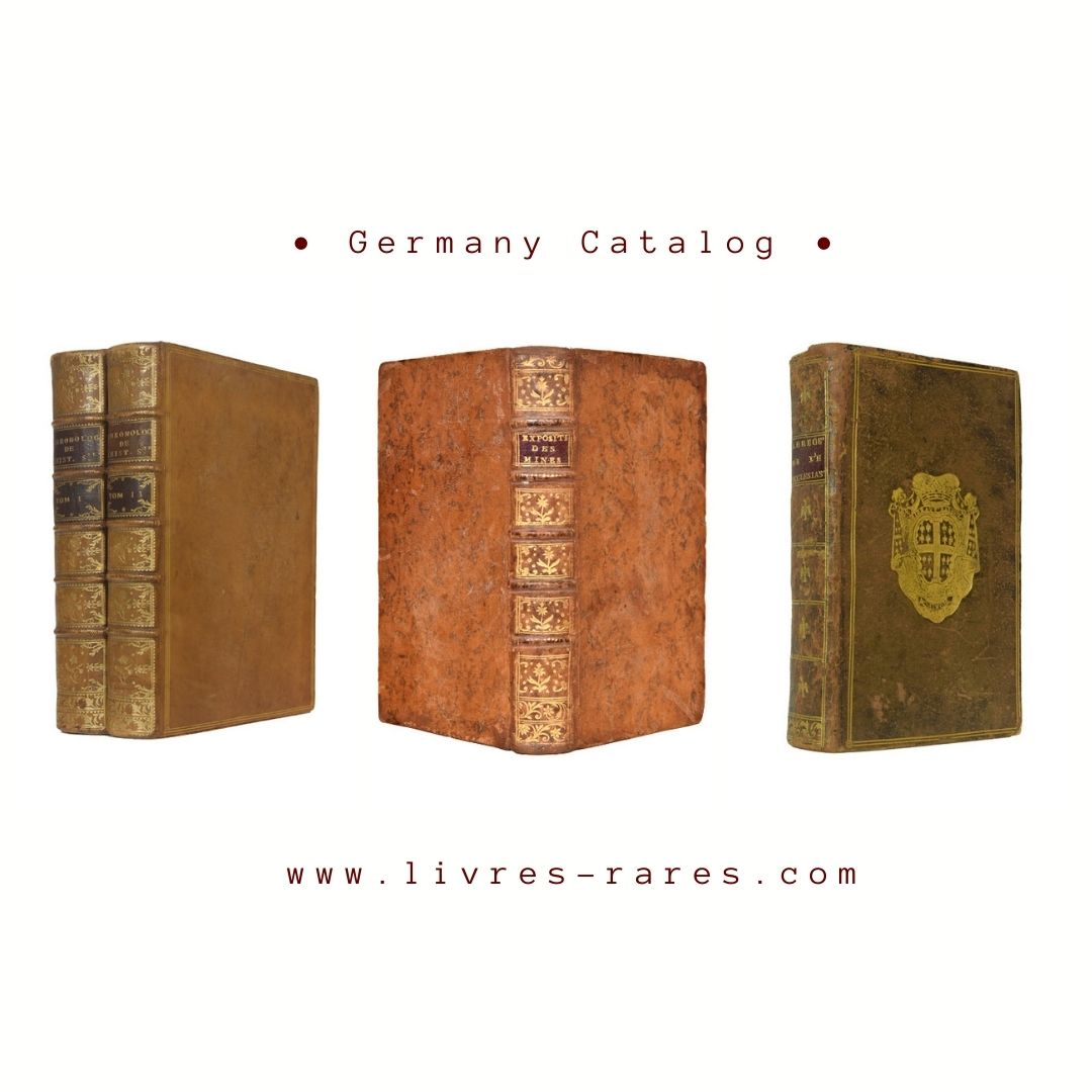 LibrosRarosCom's tweet photo. NEW CATALOGUE!
What about a short trip in the Europe of rare books? First stop: Germany! 
https://t.co/EVYLaFBSoQ

#antiquebooks #antiquarianbooks #rarebooks #oldbooks #livresrares #livresanciens  #newcatalogue #collection #specialcollection #bibliophile  #germany #allemagne https://t.co/nLGqs4Nt8O