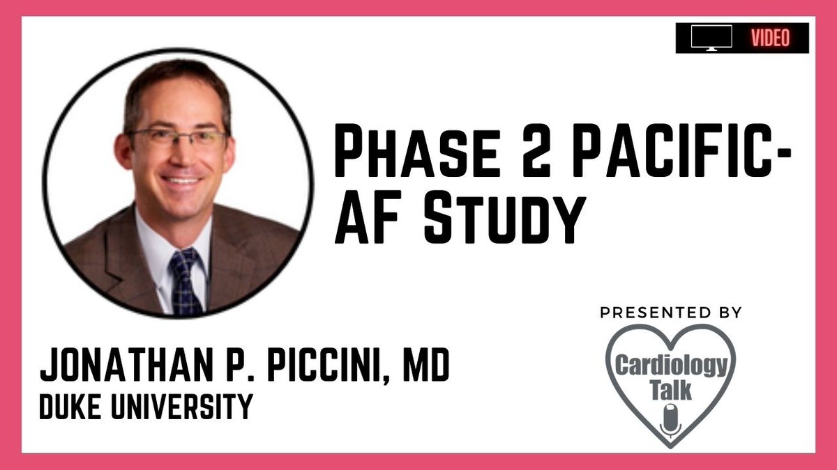 CardiologyTalk (@cardiologytalk) on Twitter photo Phase 2 PACIFIC-AF Study Jonathan P. Piccini, MD <a href="/JonPicciniSr/">Jonathan Piccini, MD, MHS</a> <a href="/DukeHeartCenter/">Duke Heart</a> <a href="/DukeCardiology/">Duke Cardiology</a> #PACIFICAF
hubs.la/Q01b4rV00 Phase 2 PACIFIC-AF Study Jonathan P. Piccini, MD <a href="/JonPicciniSr/">Jonathan Piccini, MD, MHS</a> <a href="/DukeHeartCenter/">Duke Heart</a> <a href="/DukeCardiology/">Duke Cardiology</a> #PACIFICAF
hubs.la/Q01b4rV00