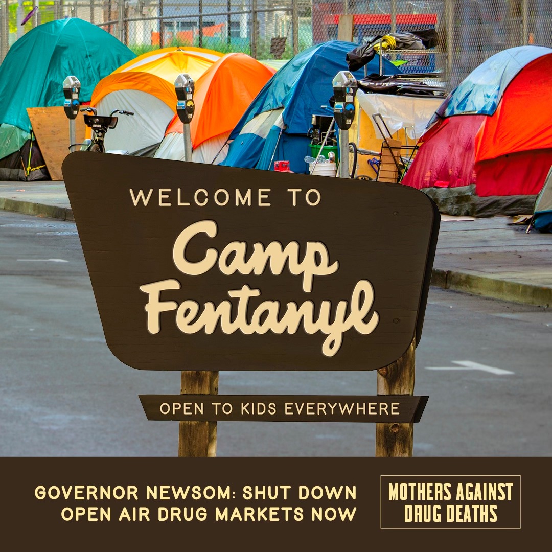 50RandomActs's tweet photo. 🧵A mobile billboard is rolling around the CA State Capitol right now, funded by donors to @StopDrugDeaths, sharing to @GavinNewsom that camps should be for roasting marshmallows not cooking fentanyl. Close the open air drug markets now. https://t.co/w8oe9gTYm0 #MADDtoo 
🧵 https://t.co/Wh2fjyWhbZ