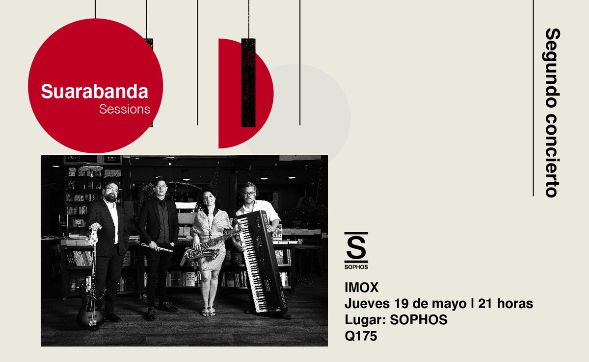En esta ocasión tenemos la agradable visita de <a href="/ImoxJazz/">Imox Jazz</a> quienes con su talento y único jazz, harán que tengamos una velada inolvidable.

Para adquirir entradas visite bit.ly/3FGDVQz 

¡Les esperamos!