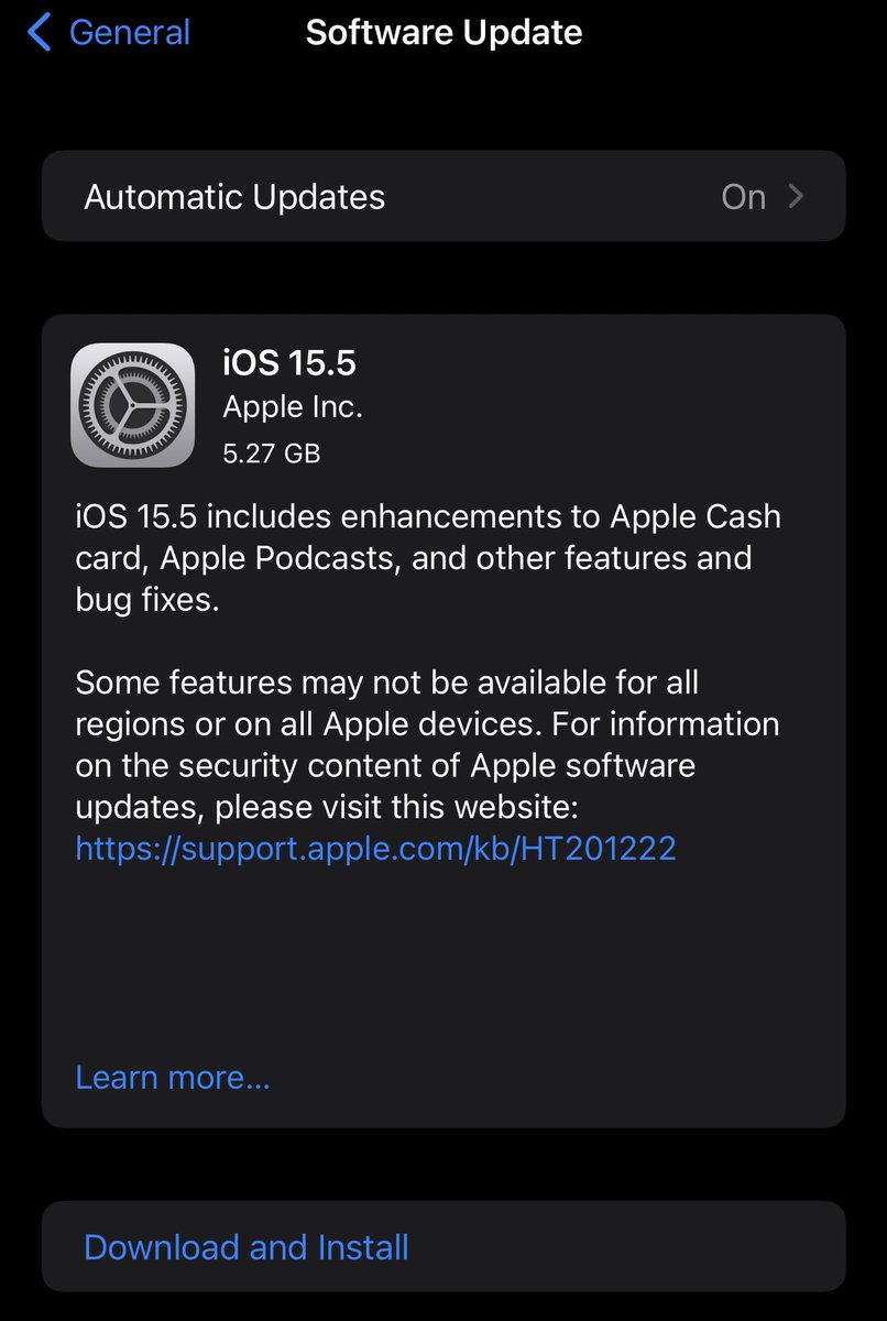iOS 15.5 RC | Released! 👀