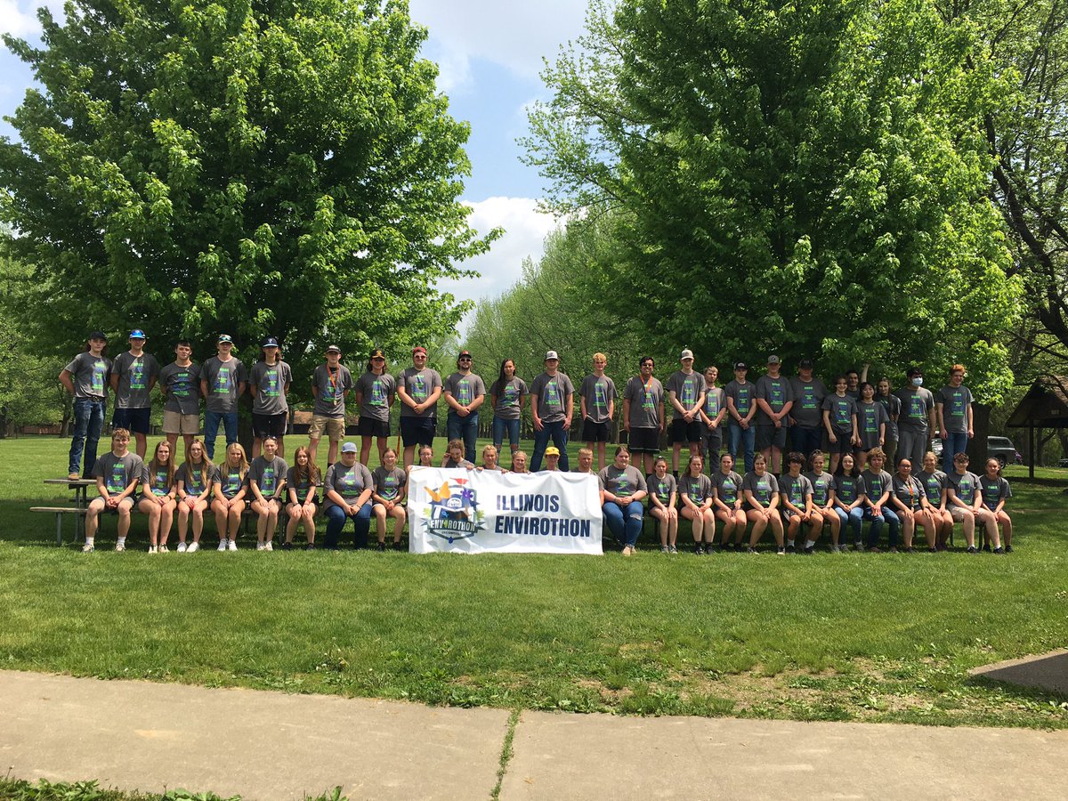 ShipmanKay's tweet photo. Illinois #Envirothon strong. Competitors from across the state https://t.co/E6173kAeTY