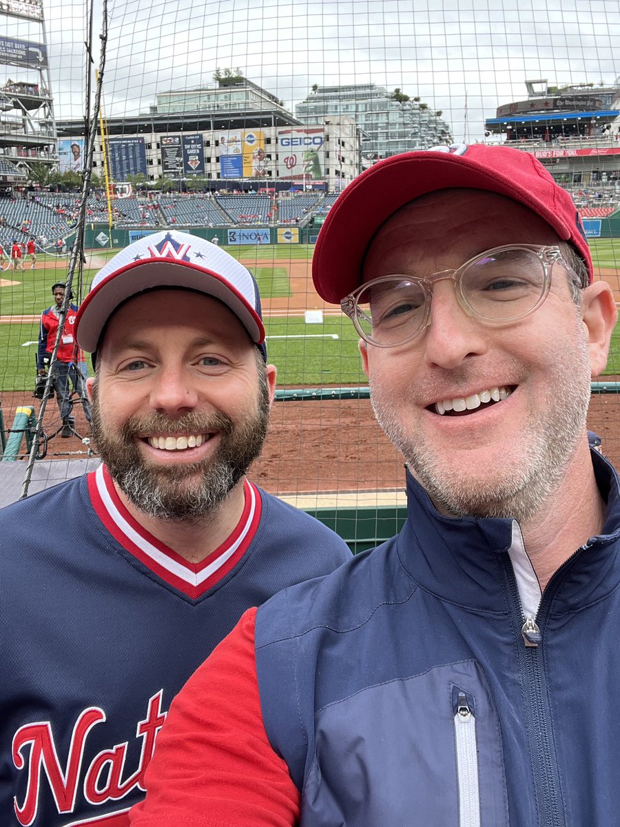 BCCBaseballMD's tweet photo. They may be rivals on the field, but that doesn’t mean they can’t enjoy some @Nationals baseball together.
Pictured here is the Senior Select Orioles Coach with the Senior Select Red Sox Coach! #bccbaseball #bccatnatspark #gonats https://t.co/RR7dqGivUK