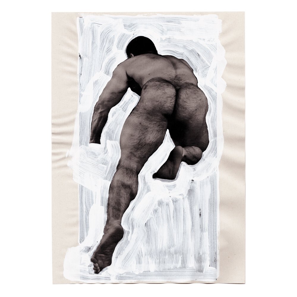 mattryalls_'s tweet photo. NEW WORK
This is more of a sketch really. I like the form of this man and how he’s arranged. I’m definitely going to use this original image again.

#queerasfuck #queercollage #queerzine #queerart #queerartist #gayart #gaymuscledaddy #gayass #hairymuscle https://t.co/YN8u2PCVuI