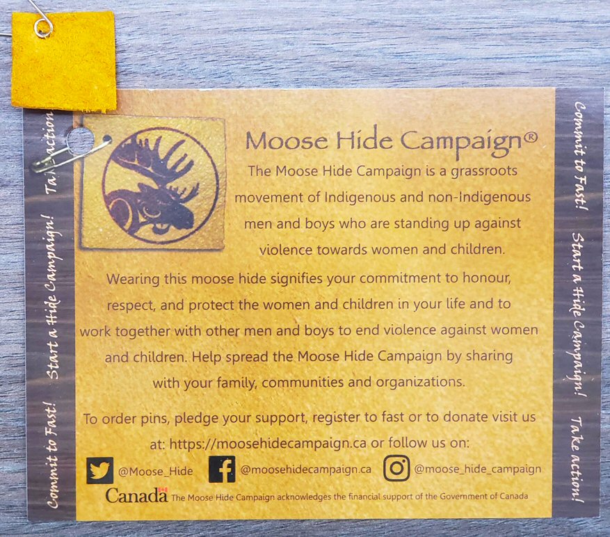 Here's a bit more about the <a href="/Moose_Hide/">Moose Hide Campaign</a> Campaign 👇<a href="/fnmiwcdsb/">Jennifer.staats@wcdsbfnmi</a>