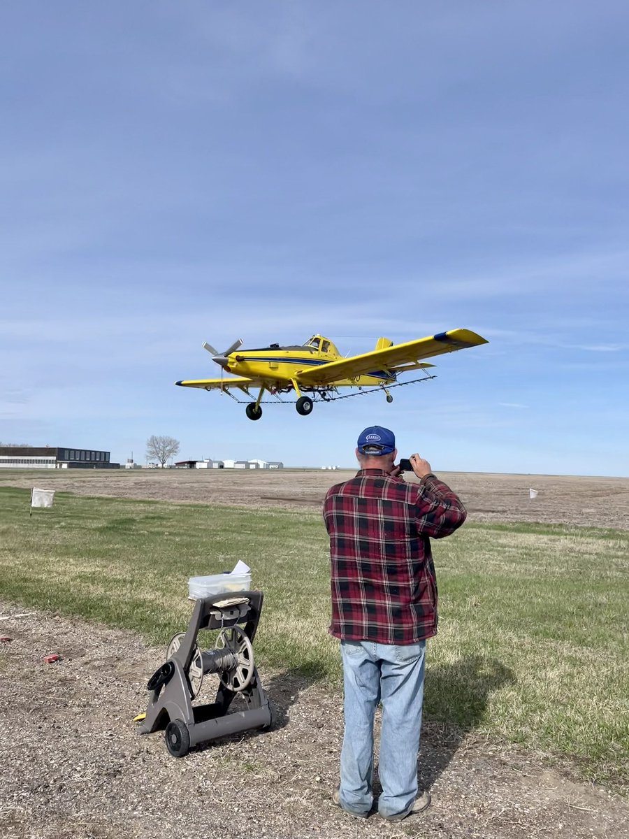 Important day getting spray calibrations done with Chad of Specialized Spray Solutions. It’s critical for aerial application to make sure we have appropriate patterns and droplet size. Certified for the upcoming season!