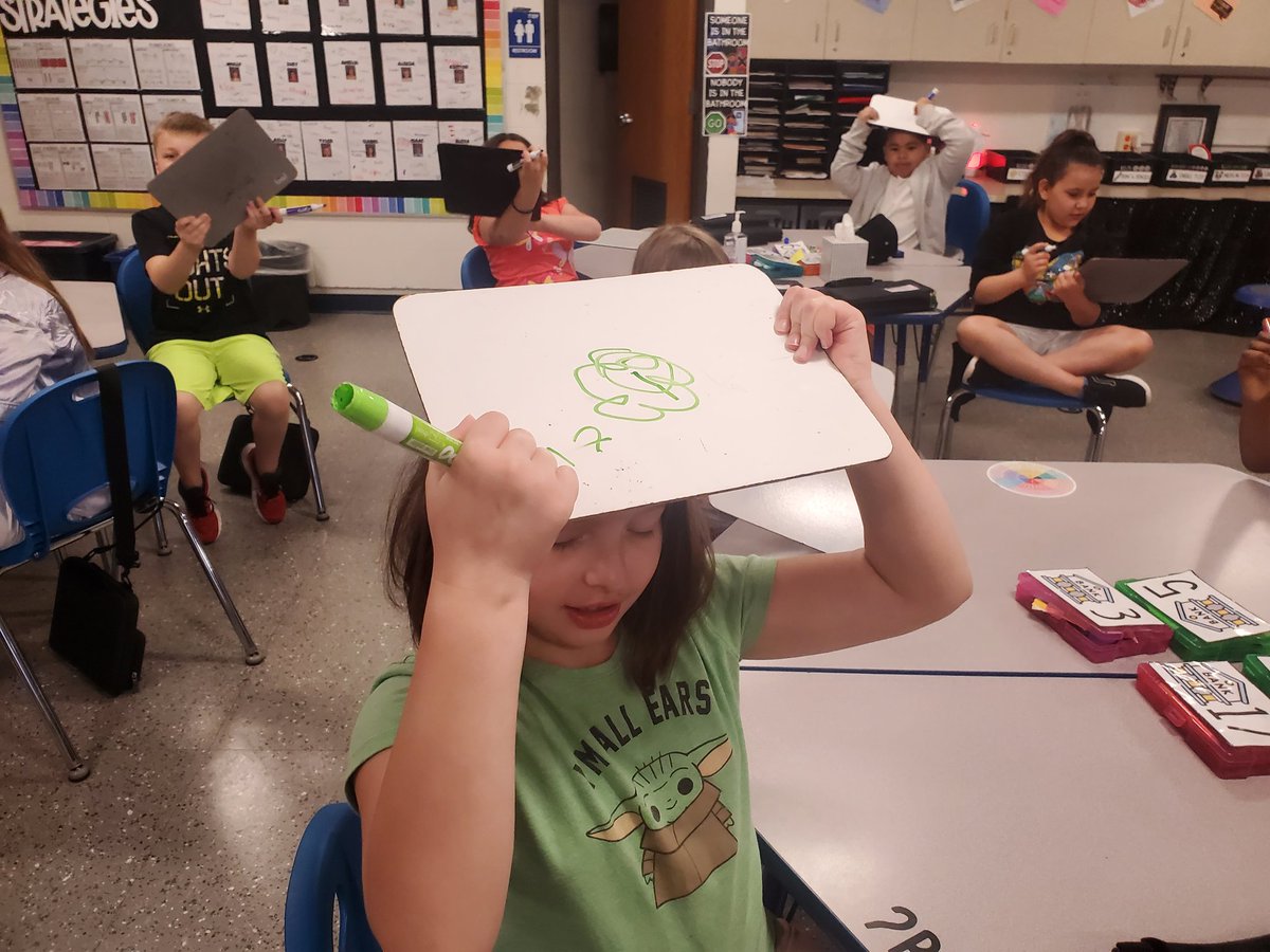 MrsPartridge2nd's tweet photo. Ss draw a picture on their head. They can't see what they draw, and look at the silly drawing after. I had a very giggly class during this brain break. 😂 https://t.co/5jgkc8FVyL