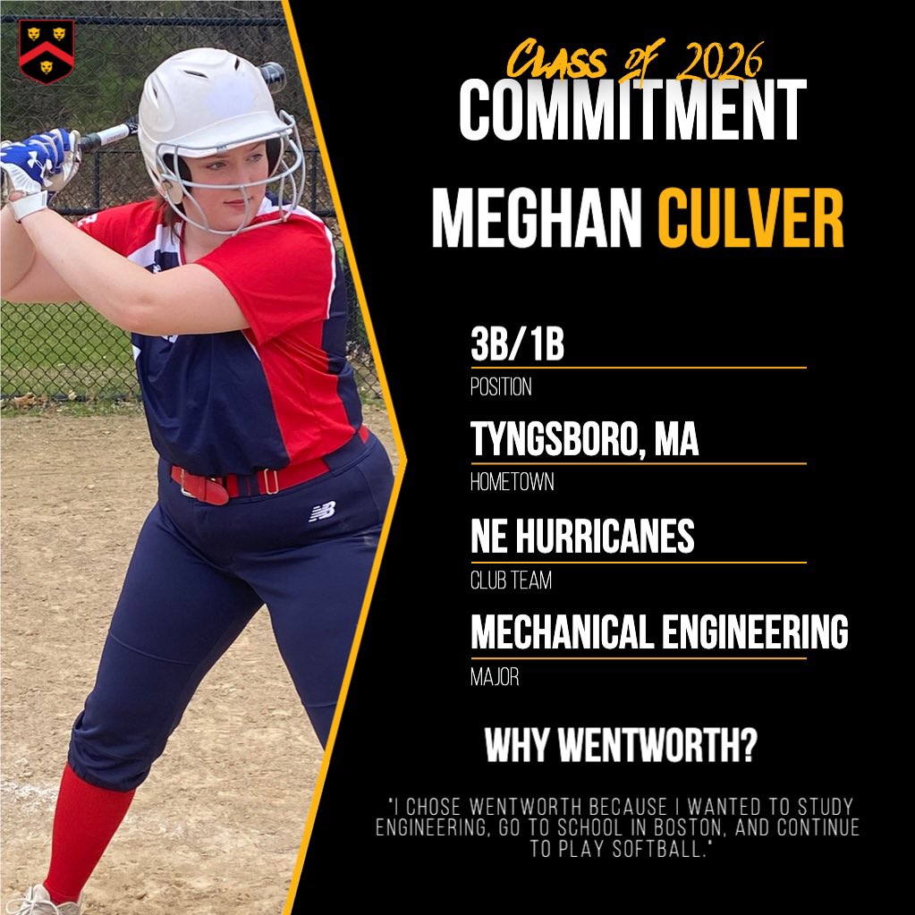 witsoftball's tweet photo. 🚨COMMITMENT ALERT🚨 Introducing the Class of 2026 - Join us in welcoming, Meg Culver to our Family!#FamilyFirst #witcommit https://t.co/jiCk3T3tgq