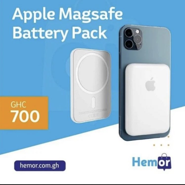 __Hemor_'s tweet photo. Apple AirTag and Apple MagSafe battery pack available 
Shop on our website at https://t.co/KWj691usxE  or 
Visit our shop in Osu,adjacent the Oxford Street mall or find us on Bolt or Uber as "Hemor",  
you can also call 0557391600 to purchase #justbuyit #BuyIt https://t.co/AYDfCO6DtN