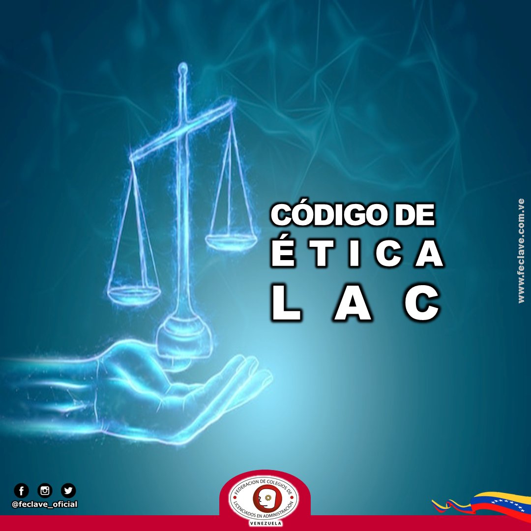 FECLAVE_Oficial's tweet photo. #FECLAVE 

Código de Ética del Licenciado en Administración Colegiado

Ver y descargar en nuestra Web: https://t.co/WoaeCMp86O 

#12mayo https://t.co/SxF91UpHGu