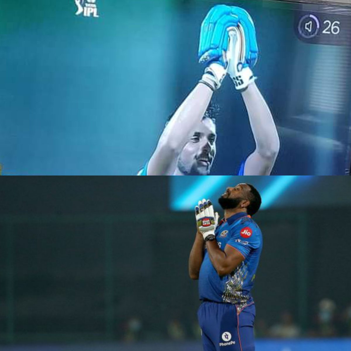 MumbaiIndiansTN's tweet photo. Thilak Varma's Bday Tribute to Polly 😭💙

#MumbaiIndians #CSKvMi #Mi
#OneFamily @mipaltan #MIvsCSK https://t.co/flPfvr8pC6