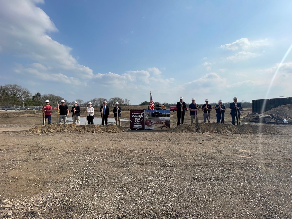 Congrats to <a href="/WestoshaCHS/">Westosha Central High School</a> on their groundbreaking this week! We are excited to get to work on your addition and renovations and see the transformation of these new spaces! #scherrerbuilds