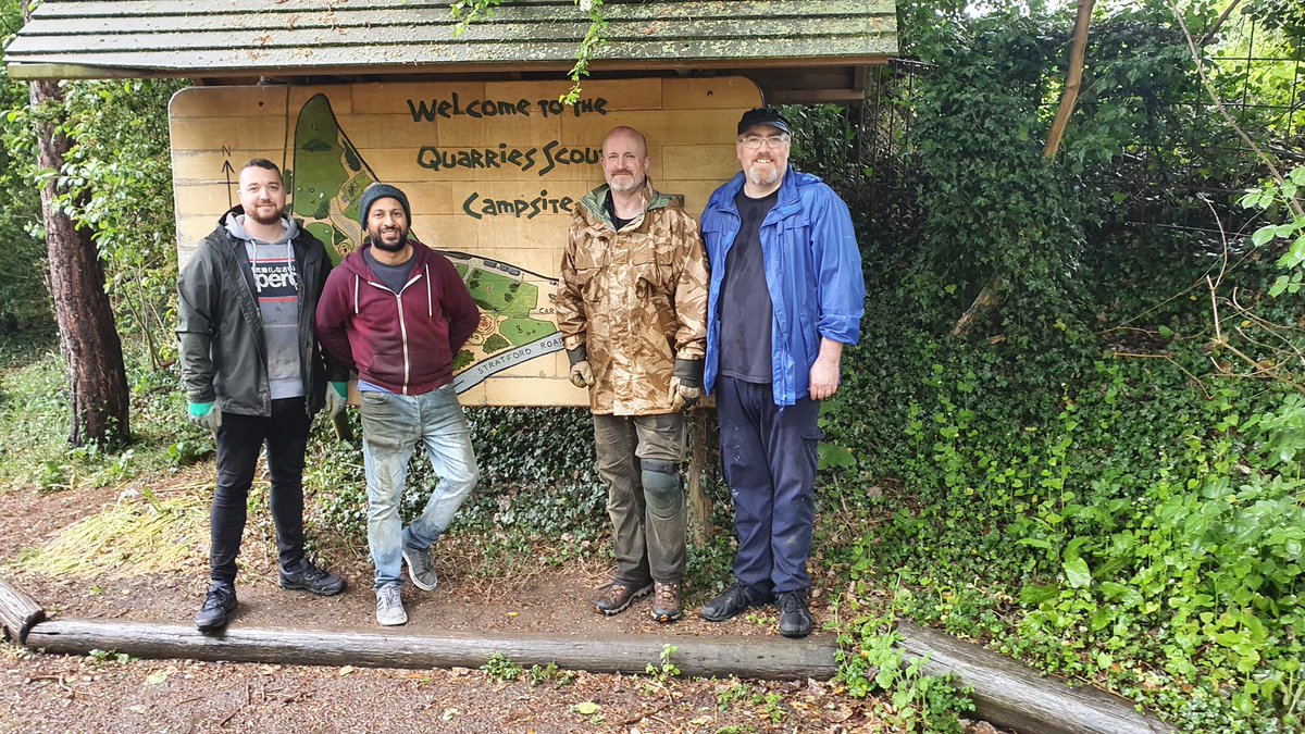 After nearly two and a half years, today saw our first visit from a company called Xero to do site work under their initiative called 'Day for Good'.  It poured down for the whole of their visit, we got wet but we were prepared.  
Huge thank you to <a href="/Xero/">Xero</a> for you hard work.