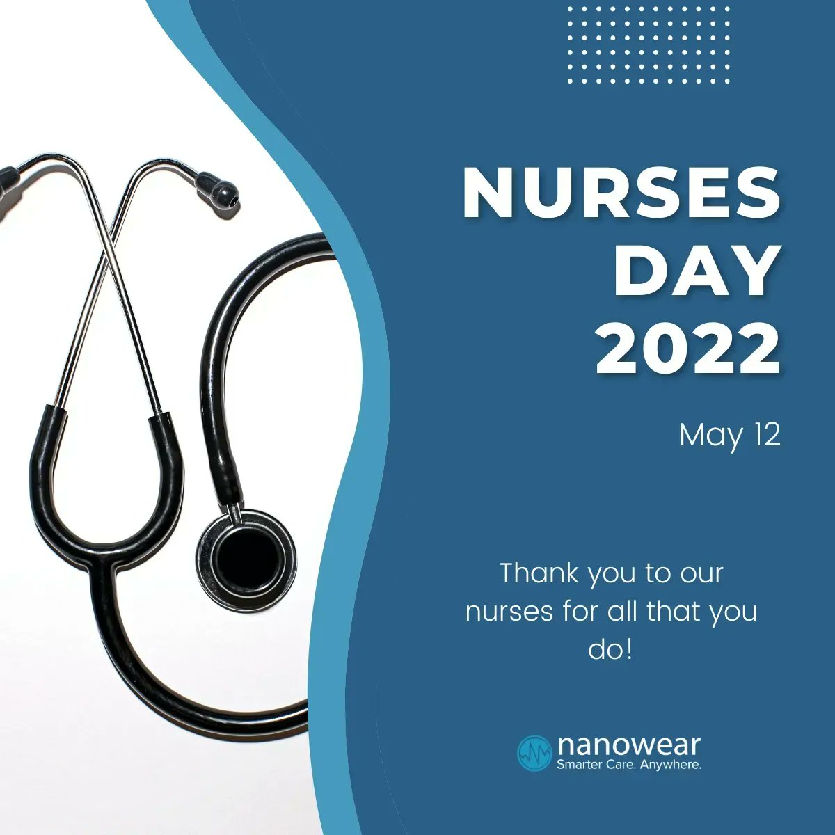 Today marks the final day in a week long recognition of our most valuable healthcare providers. Learn more about how Nanowear is aiming to help nurses on our blog: buff.ly/3yytDk3. Thank you to all our nurses! #InternationalNursesDay #NursesWeek #healthcare #healthtech